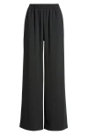 Nordstrom Pull-on Wide Leg Pants In Black