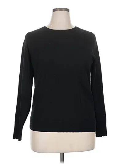 Pre-owned Nordstrom Pullover Sweater In Black