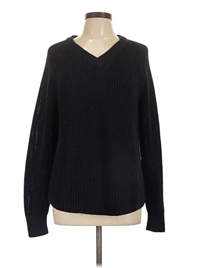 Pre-owned Nordstrom Pullover Sweater In Black