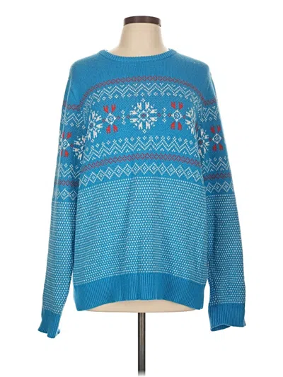 Pre-owned Nordstrom Pullover Sweater In Blue