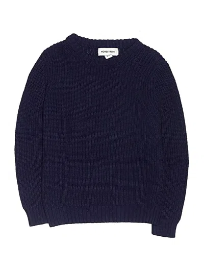 Pre-owned Nordstrom Kids' Pullover Sweater In Blue