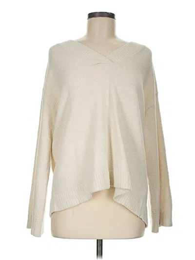 Pre-owned Nordstrom Pullover Sweater In Ivory