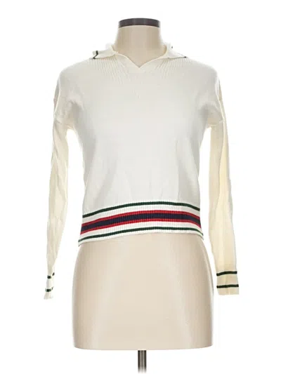 Pre-owned Nordstrom Pullover Sweater In Ivory