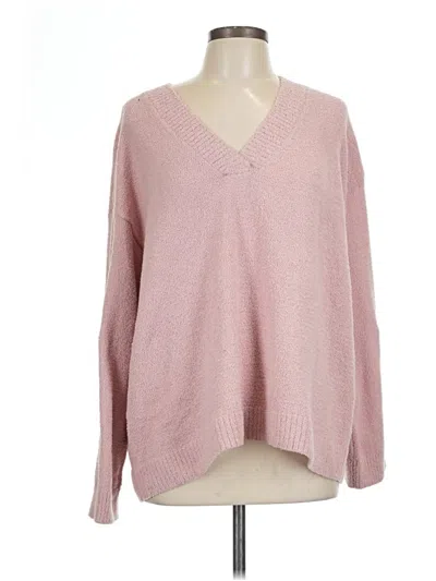 Pre-owned Nordstrom Pullover Sweater In Pink