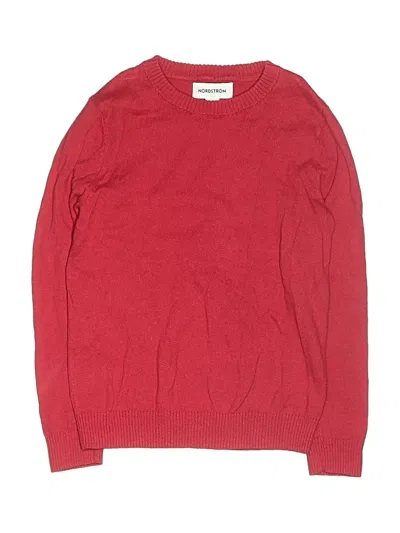 Pre-owned Nordstrom Kids' Pullover Sweater In Red