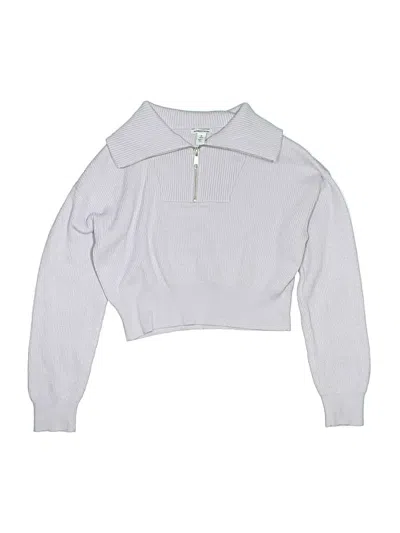 Pre-owned Nordstrom Kids' Pullover Sweater In Silver