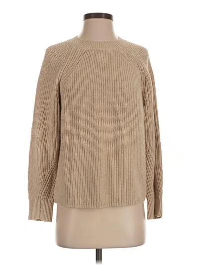 Pre-owned Nordstrom Pullover Sweater In Tan