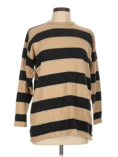 Pre-owned Nordstrom Pullover Sweater In Tan