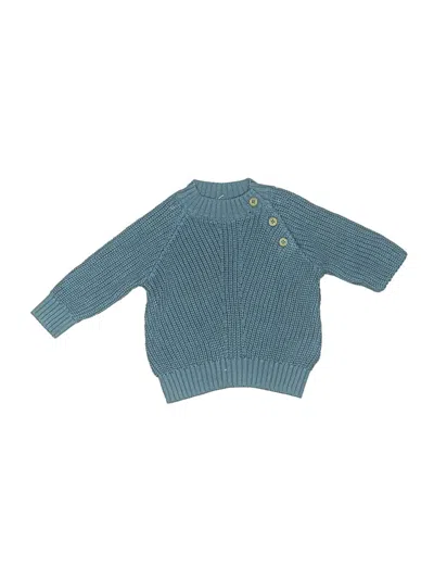 Pre-owned Nordstrom Babies' Pullover Sweater In Teal