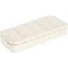 Nordstrom Quilted Jewelry Travel Case In Pearlized Ivory