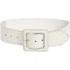 Nordstrom Quinn Lizard Embossed Square Buckle Belt
