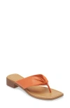 Nordstrom Quintina Flip Flop In Orange Bisque