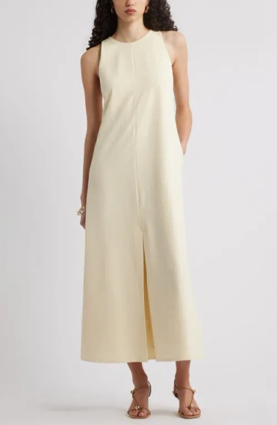 Nordstrom Racerback Tank Maxi Dress In Yellow Pale
