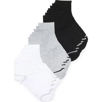 Nordstrom Rack 10-pack Everyday Quarter Socks In Multi