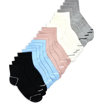 Nordstrom Rack 10-pack Everyday Quarter Socks In Multi