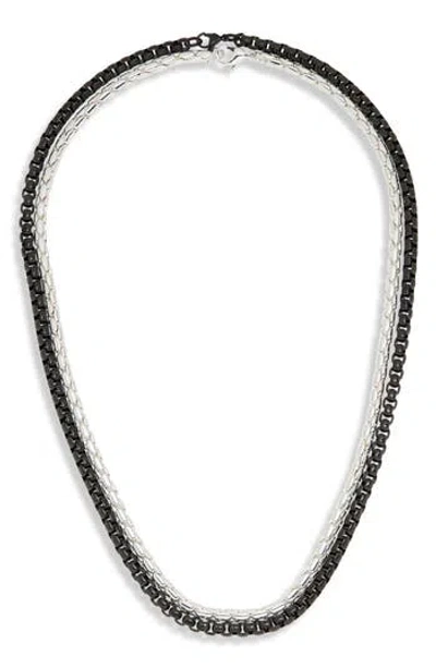 Nordstrom Rack 2-pack Assorted Chain Necklaces In Neutral