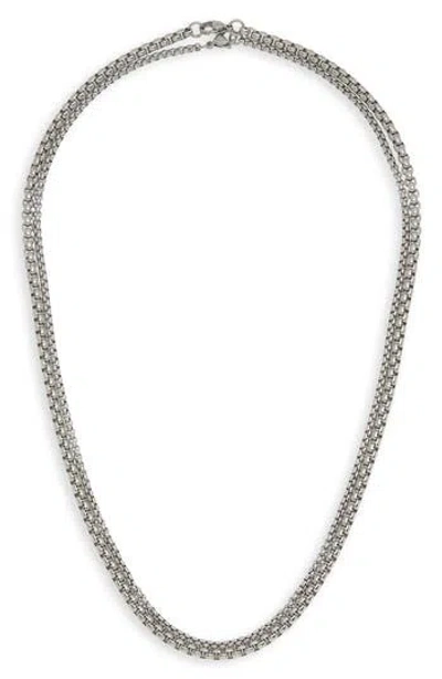Nordstrom Rack 2-pack Box Chain Necklace In Neutral