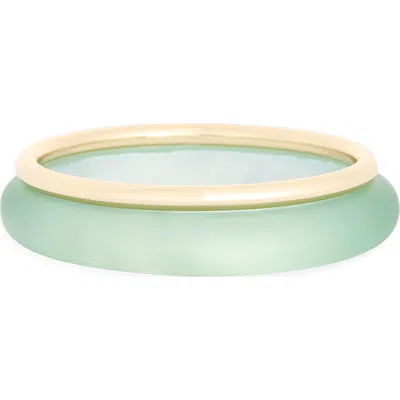 Nordstrom Rack 2-pack Resin & Metal Bangle Bracelets In Green