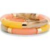 Nordstrom Rack 2-pack Resin Tube Stretch Bracelets