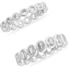 Nordstrom Rack 2-piece Mixed Cz Eternity Band Ring Set