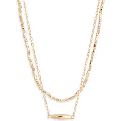 Nordstrom Rack 2-pack Chain Necklace In Purple