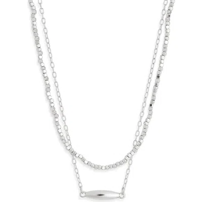 Nordstrom Rack 2-pack Chain Necklace In Purple