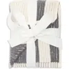 Nordstrom Rack 2-pack Reversible Stripe Hand Towel In Gray