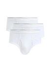 Nordstrom Rack 3-pack Classic Cotton Briefs In White