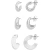 Nordstrom Rack 3-pack Mixed Hoop Earrings