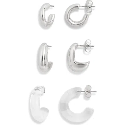 Nordstrom Rack 3-pack Mixed Hoop Earrings