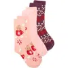 Nordstrom Rack 3-pack Pattern Socks In Multi