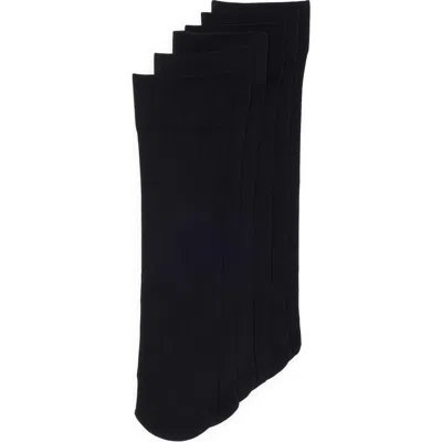 Nordstrom Rack 3-pack Sheer Trouser Socks In Black