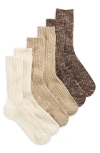 Nordstrom Rack 3-pack Slub Crew Socks In Multi