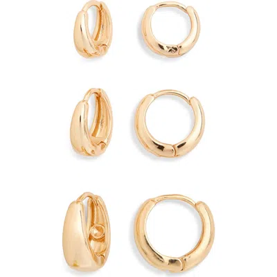 Nordstrom Rack 3-pack Tapered Hoop Earrings