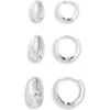 Nordstrom Rack 3-pack Tapered Hoop Earrings