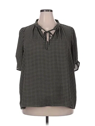 Pre-owned Nordstrom Rack 3/4 Sleeve Blouse In Green