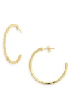 Nordstrom Rack 38mm Cz Pavé Hoop Earrings