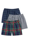 Nordstrom Rack 3-pack Assorted Woven Boxers In Multi