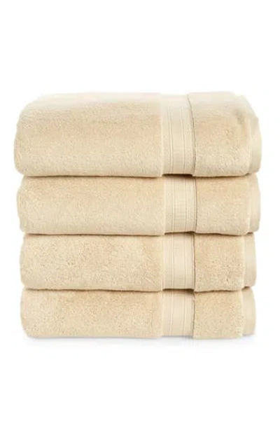 Nordstrom Rack 4-pack Cotton Bath Towels In Brown