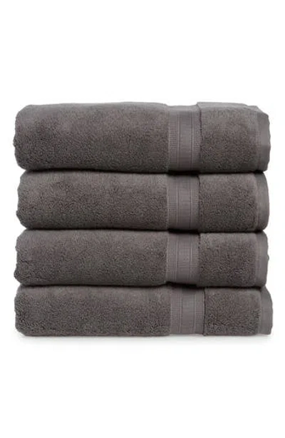 Nordstrom Rack 4-pack Cotton Bath Towels In Burgundy