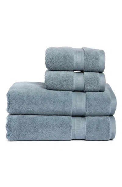 Nordstrom Rack 4-piece Zero Twist Bath Towel Set In Blue Citadel