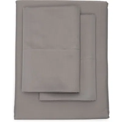Nordstrom Rack 460 Thread Count Cotton Sateen Queen Sheet Set In Grey Pearl