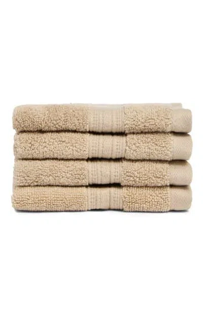 Nordstrom Rack 4-pack Cotton Wash Towels In Brown