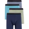 Nordstrom Rack 4-pack Microfiber Boxer Briefs In Multi
