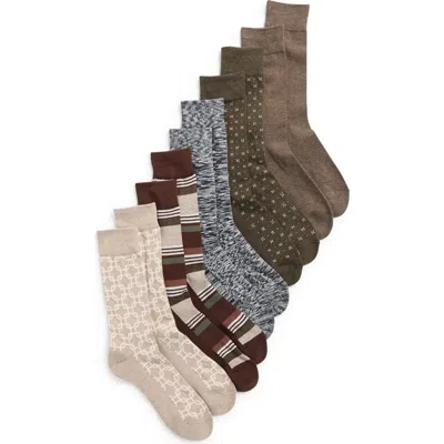 Nordstrom Rack 5-pack Cushioned Dress Socks In Multi