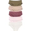 Nordstrom Rack 5-pack Stretch Hipster Briefs In Multi