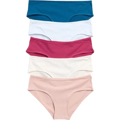 Nordstrom Rack 5-pack Stretch Hipster Briefs In Multi