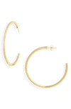 Nordstrom Rack 55mm Thin Cz Pavé Hoop Earrings