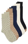 Nordstrom Rack 5-pack Assorted Dress Socks In Multi