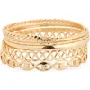 Nordstrom Rack 6-pack Bangle Bracelet Set